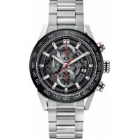 Tag Heuer Carrera Skeleton Black Dial Save Men's Watch CAR201V-BA0766
